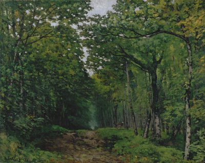 The Avenue of Chestnut Trees at La Celle-Saint-Cloud, 1867 by Alfred Sisley